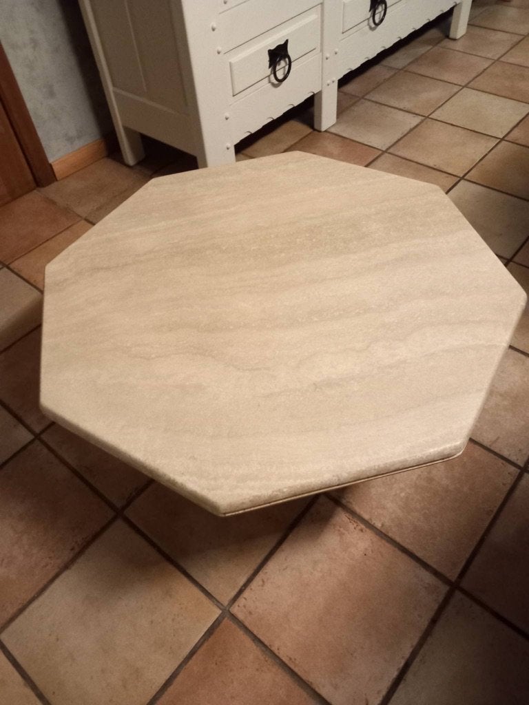 Table basse en marbre, Huis en Inrichting, Ophalen, Zo goed als nieuw, Overige vormen, Overige materialen