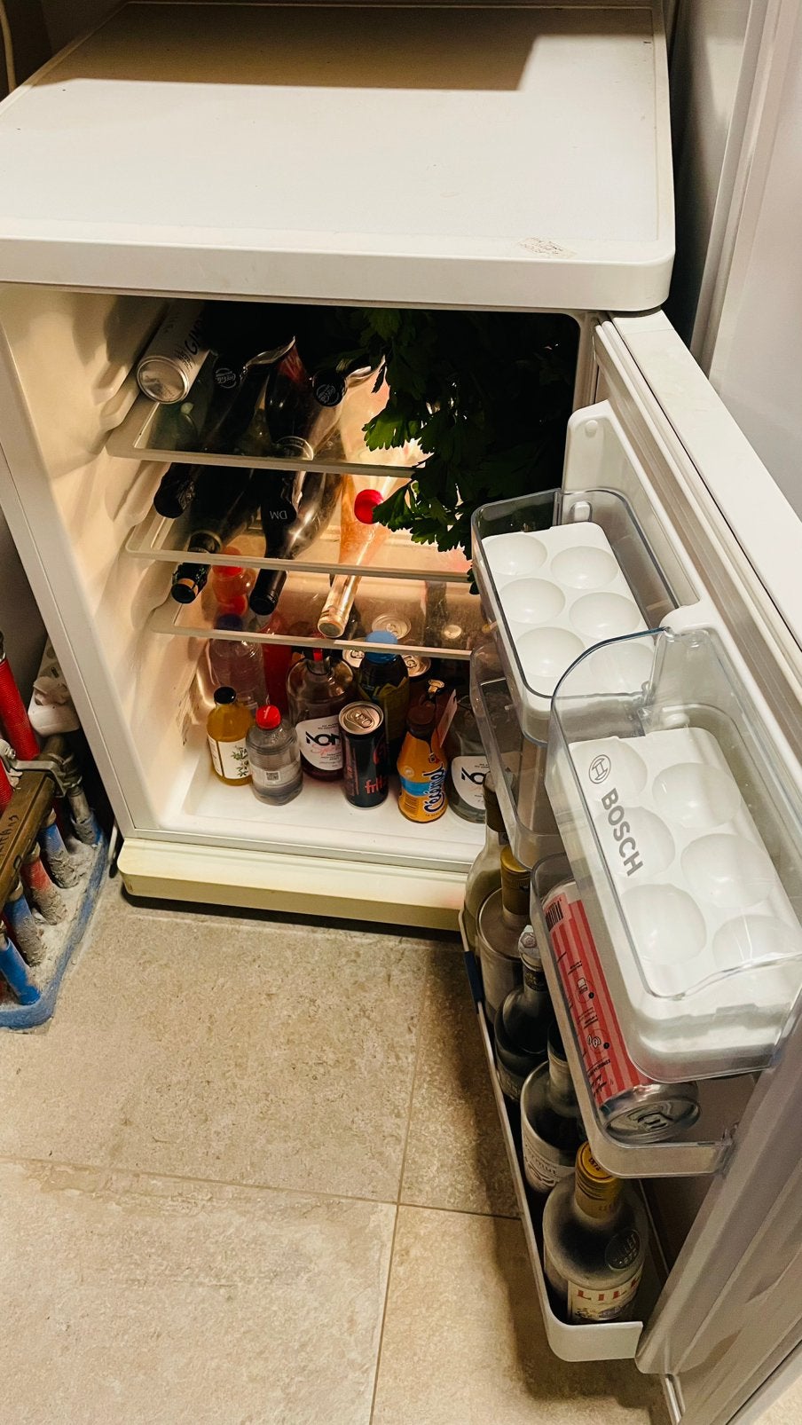 Frigo bosch tafelmodel, Sans bac à congélation, Enlèvement, Utilisé, 45 à 60 cm