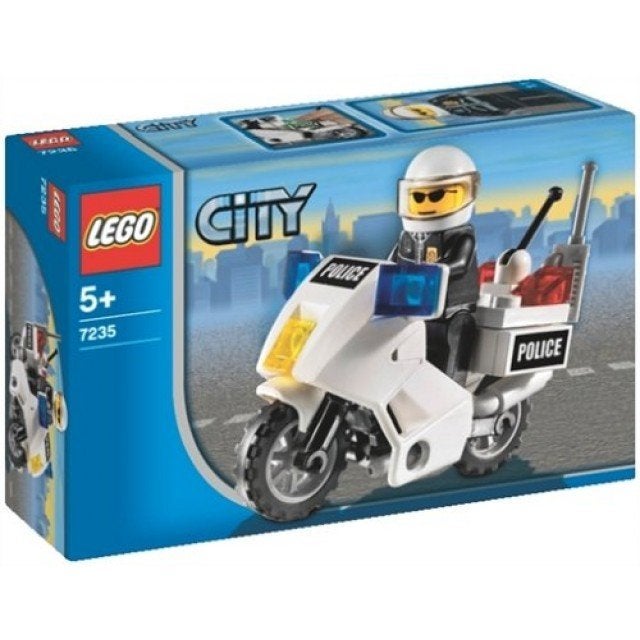 Lego City - 7235 - Politiemotor, Lego, Ophalen of Verzenden, Compleet, Complete set