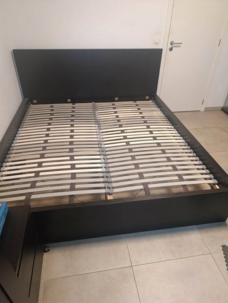 kingsize bed, Huis en Inrichting, Ophalen, Tweepersoons, Zo goed als nieuw, Overige maten