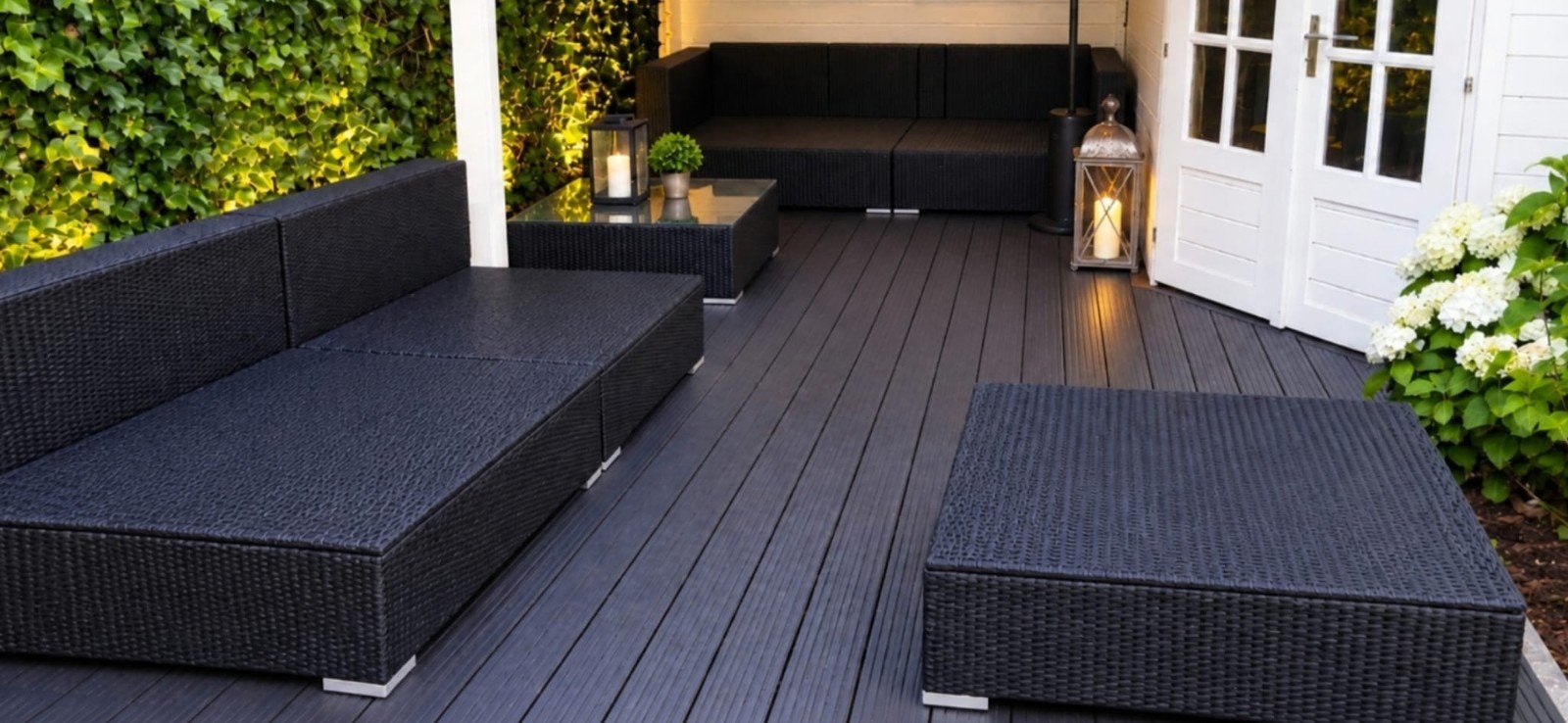 6 delige loungeset, Jardin & Terrasse, Enlèvement, Utilisé