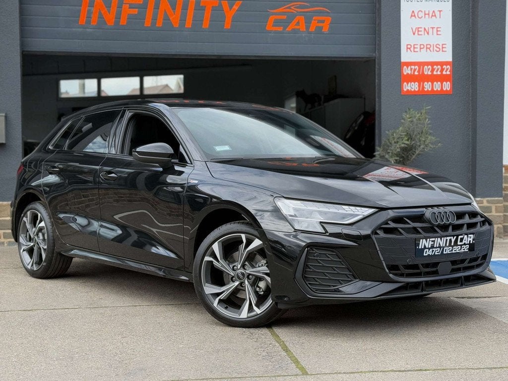 Audi A3 A3 Sportback 35 TFSI Sline Sport Edition Stronic, Auto's, 116 g/km, 4 cilinders, Zwart, 18450 kg