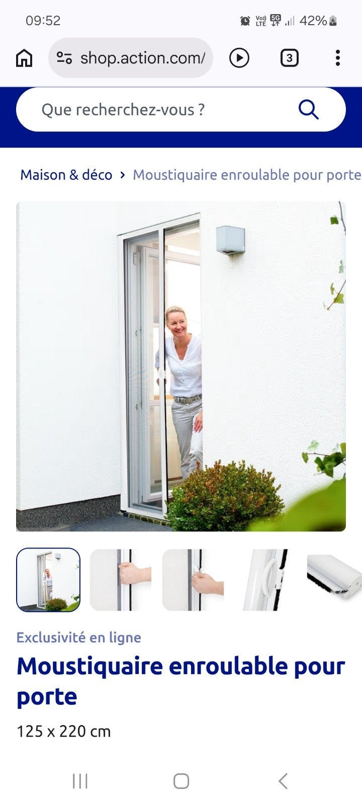 Moustiquaire porte, Enlèvement