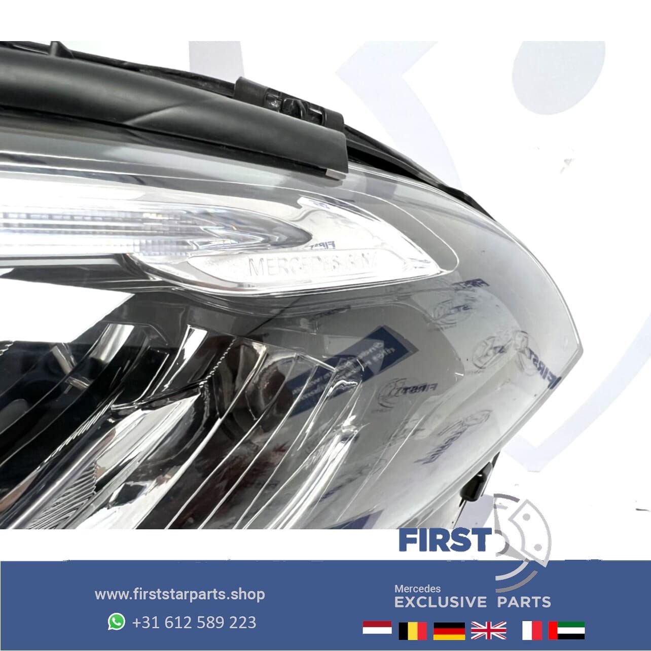 W177 V177 Mercedes A KLASSE FACELIFT KOPLAMP HALF LED LINKS, Auto-onderdelen, Verlichting, Gebruikt, -, Ophalen of Verzenden, -