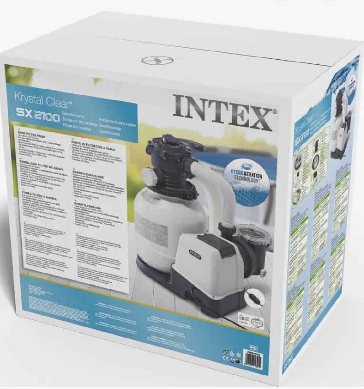 Zandfilter Intex SX2100, Ophalen, Nieuw