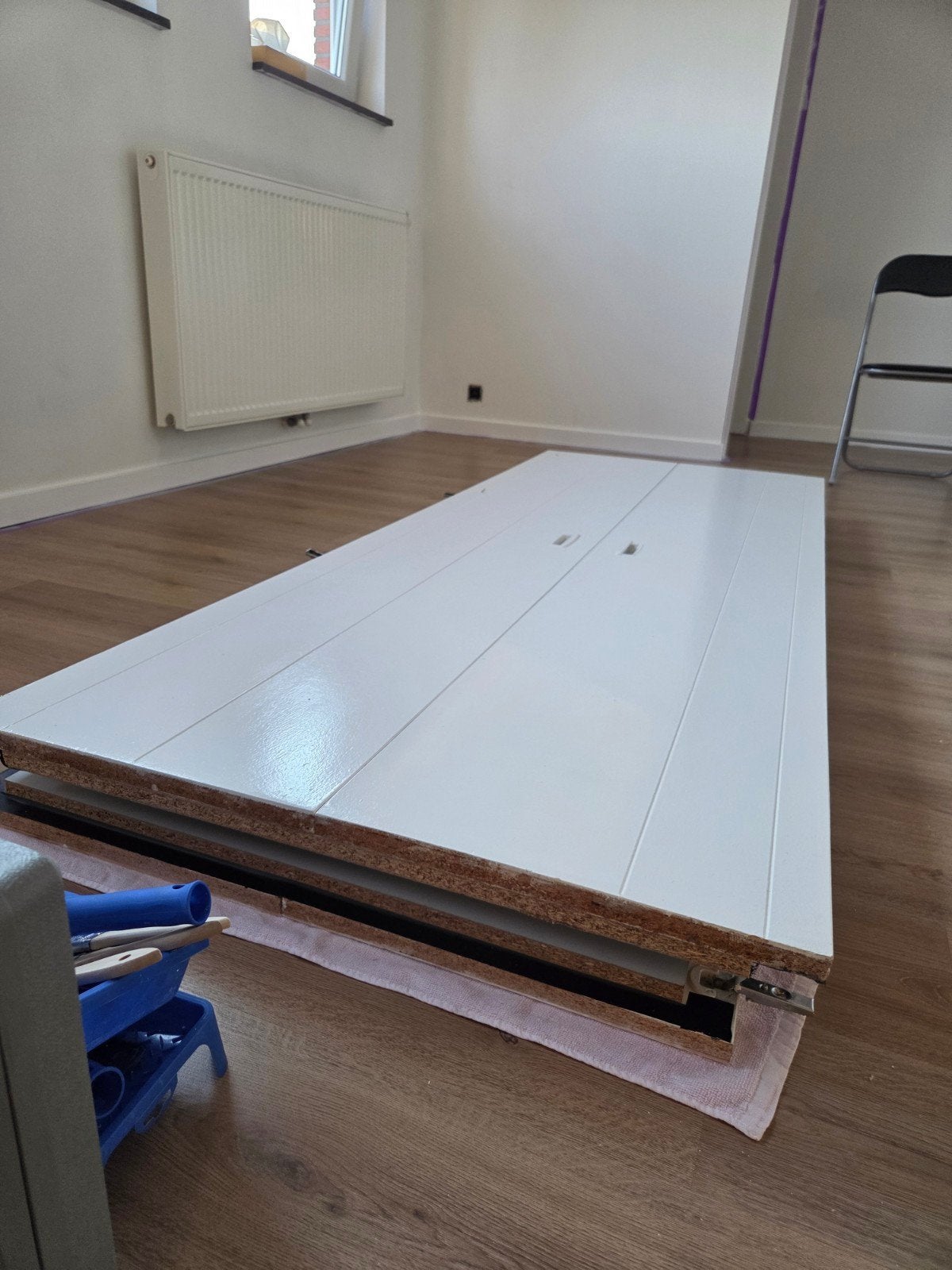 2 kastdeur panelen, Doe-het-zelf en Bouw, Ophalen, Gebruikt, Hout