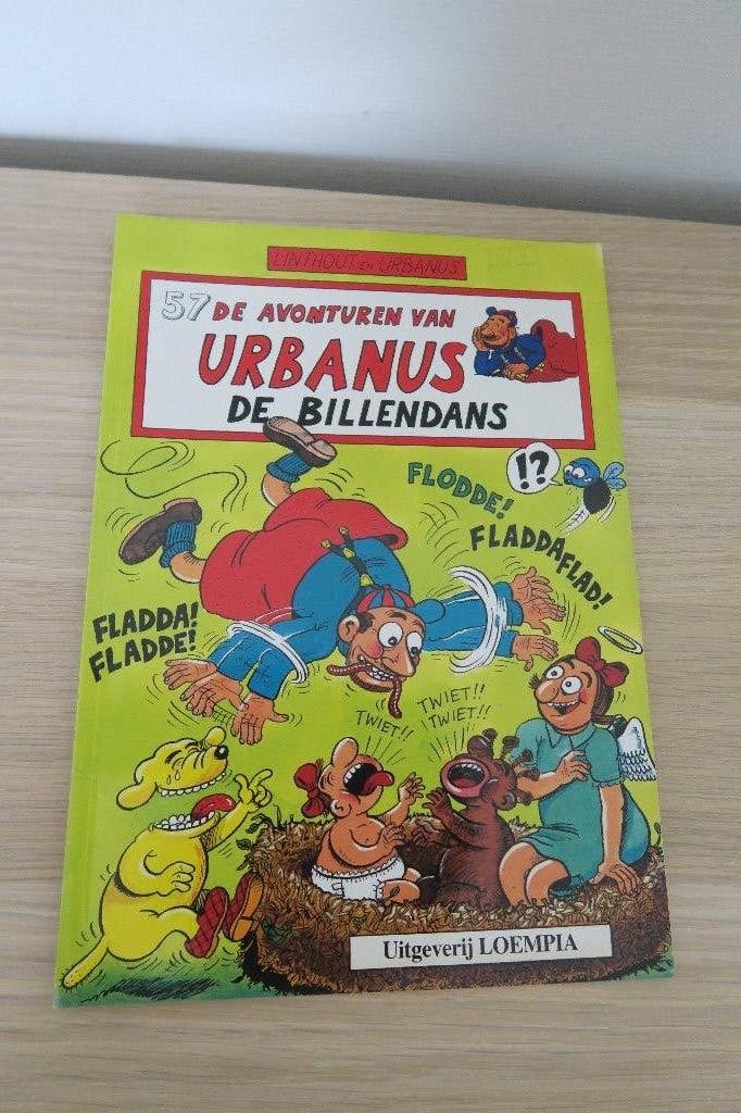 Urbanus- De Billendans, Gelezen, Linthout en Urbanus, Eén stripboek, Ophalen of Verzenden