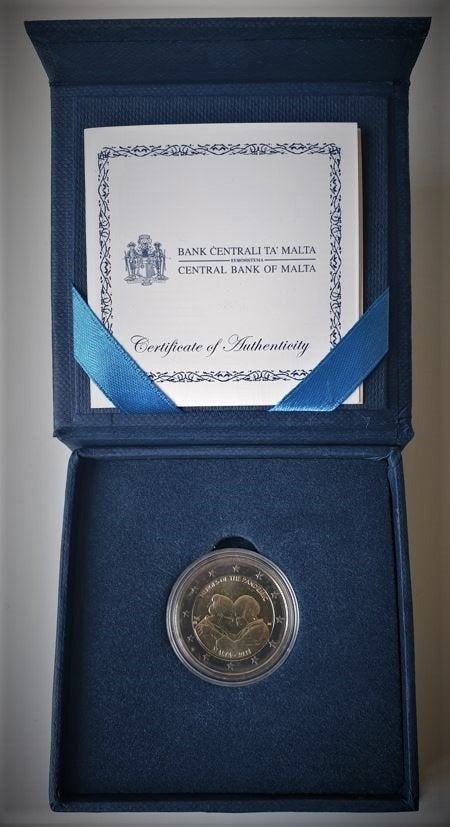 Malte 2 euros 2021 Les héros de la pandémie (rare), Timbres & Monnaies, Envoi, Malte, 2 euros, Monnaie en vrac