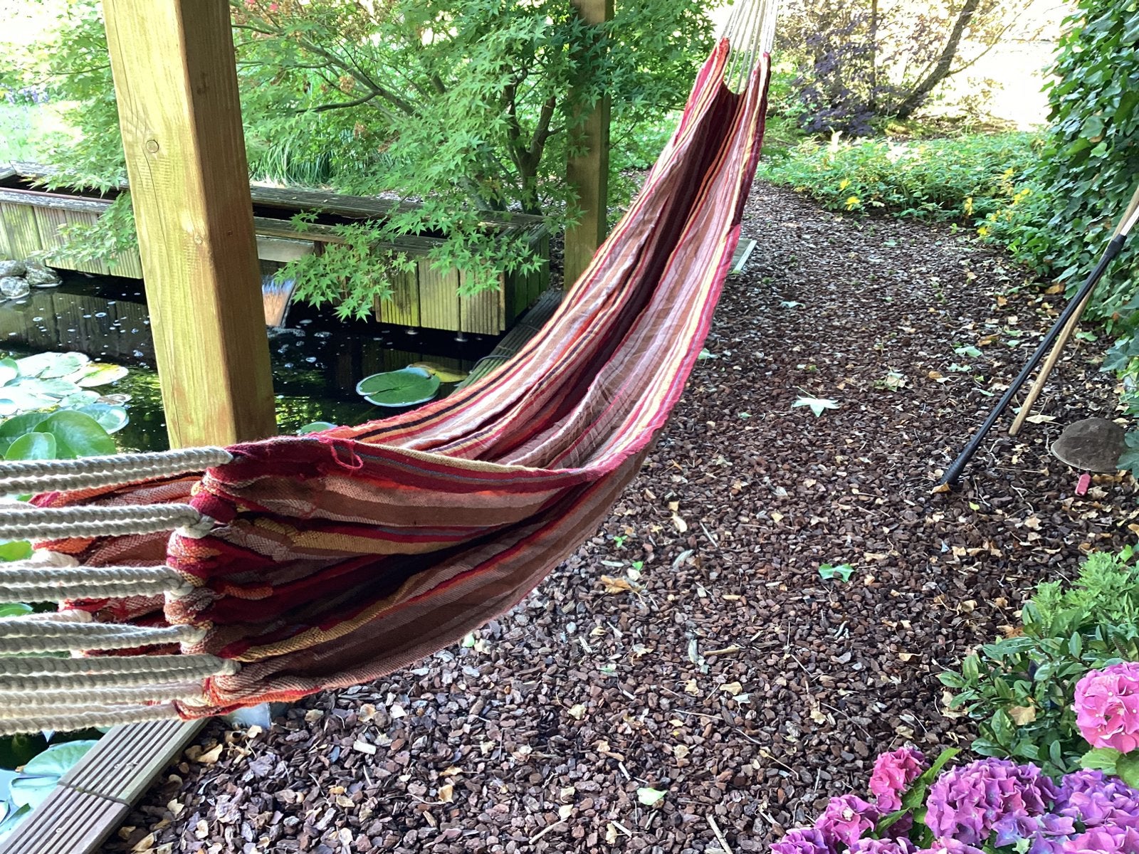 Hangmat, Tuin en Terras, Ophalen, Zo goed als nieuw