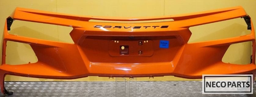 CHEVROLET CORVETTE C8 ACHTERBUMPER ORIGINEEL ALLES LEVERBAAR, Gebruikt, -, Ophalen of Verzenden, Achter