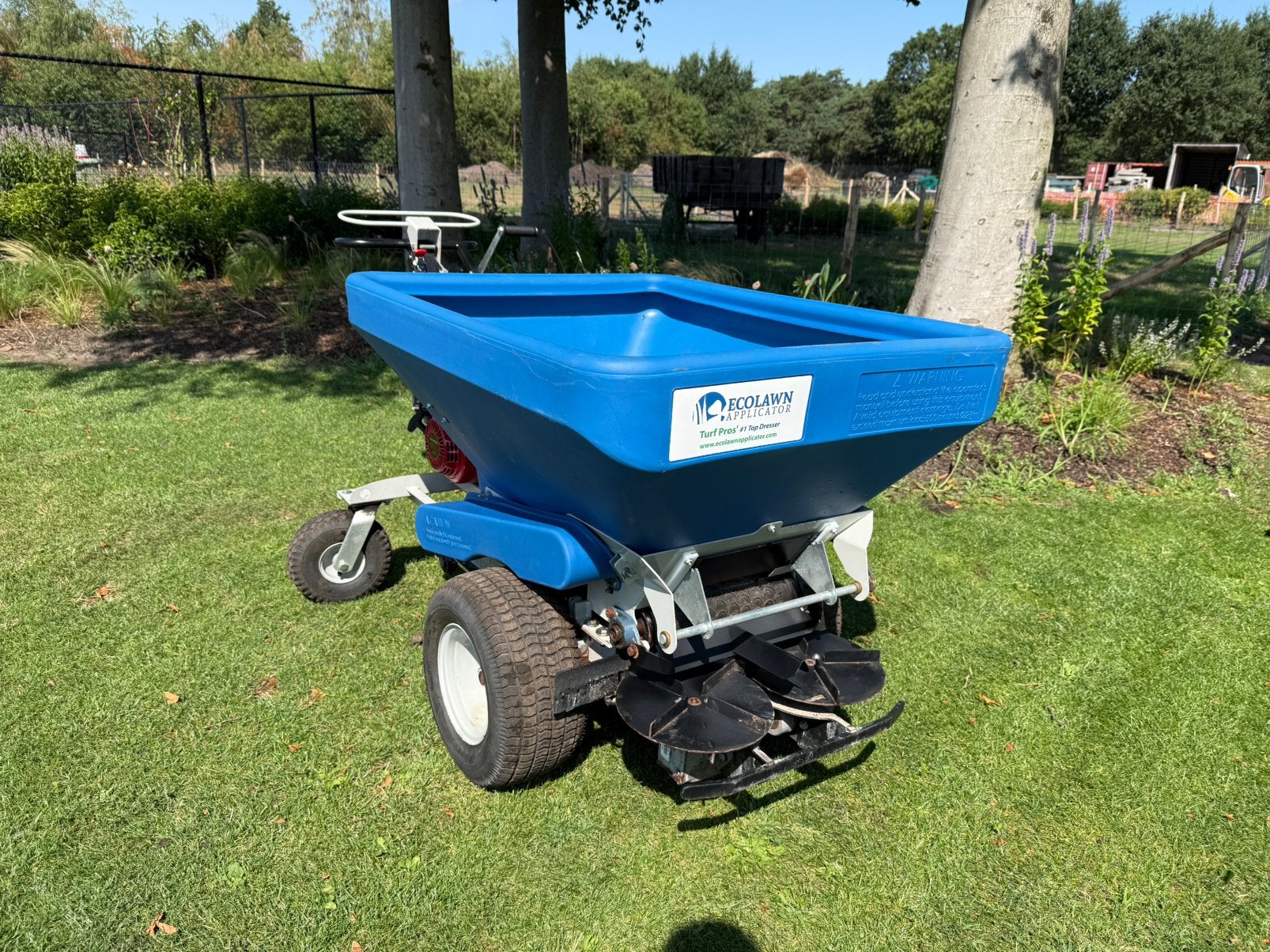Ecolawn 250 strooiwagen /compoststrooier / bezander…, Tuin en Terras, Ophalen, Zo goed als nieuw
