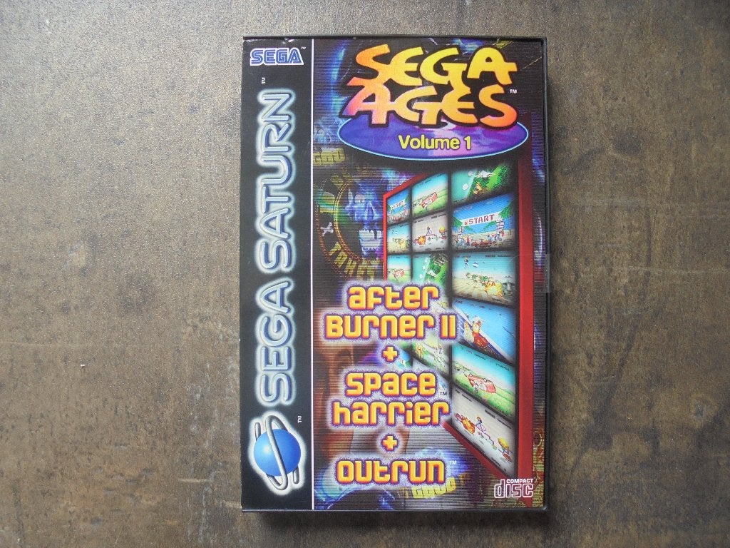 Sega Ages Volume 1 voor Sega Saturn (zie foto's), Gebruikt, 1 speler, Racen en Vliegen, Ophalen of Verzenden