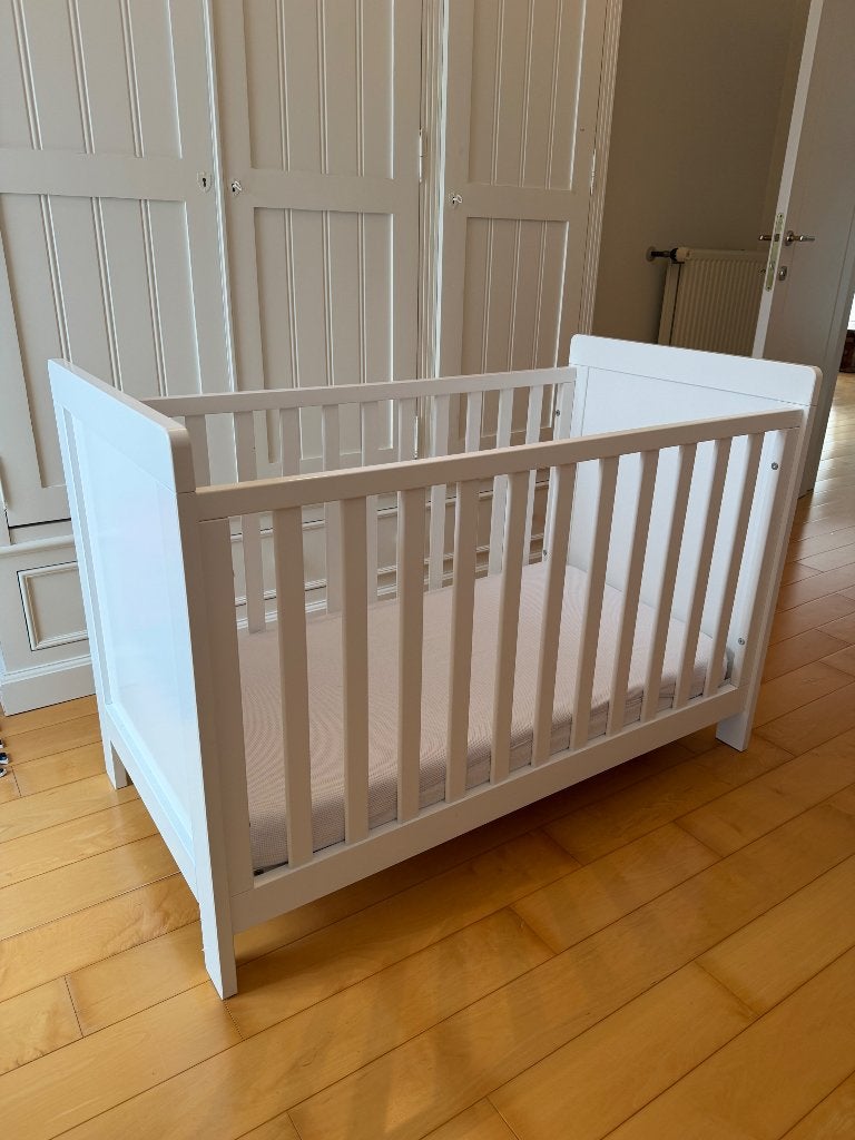 Lit bébé Bopita avec matelas Aerosleep, Enfants & Bébés, Chambre d'enfant | Lits, Matelas, 70 à 85 cm, Enlèvement, Utilisé