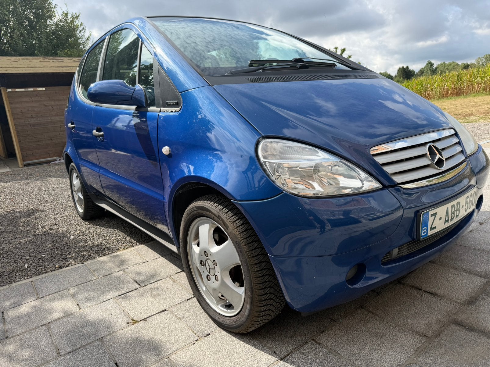 Mercedes a160 benzine zo meenemen, Auto's, 1599 cc, Blauw, Bedrijf, Handgeschakeld