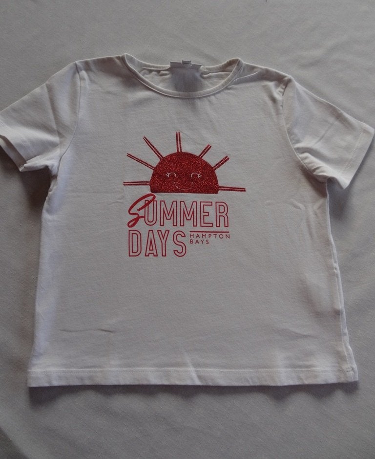 T-Shirts -  Maat 116   Set 2, Kinderen en Baby's, Kinderkleding | Maat 116, Zo goed als nieuw, Meisje, Shirt of Longsleeve, Ophalen of Verzenden