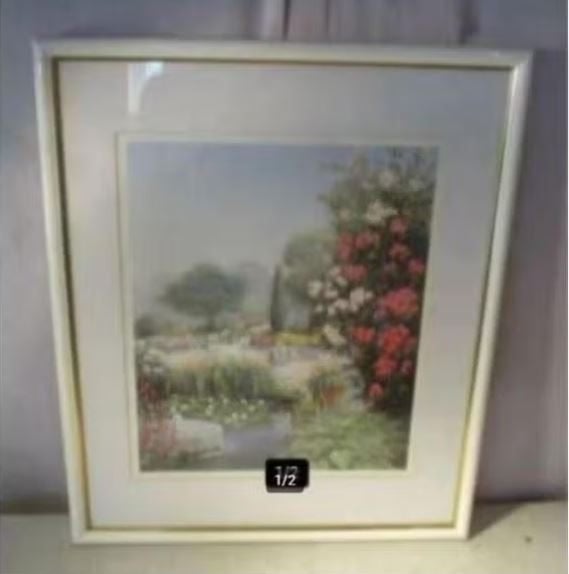 2 Dezelfde Mooie Witte houten Fotolijsten - 64x54 / 60x50, Audio, Tv en Foto, Fotografie | Fotolijsten, Standaard fotolijst, Ophalen of Verzenden