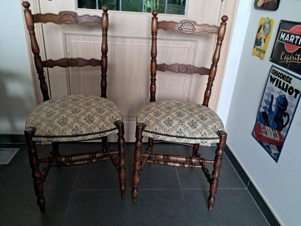 koppel oude stoelen, Antiek en Kunst, Ophalen