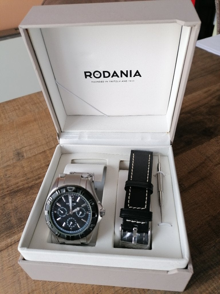 Rodania herenhorloge 10ATM, Montre-bracelet, Autres marques, Acier, Enlèvement