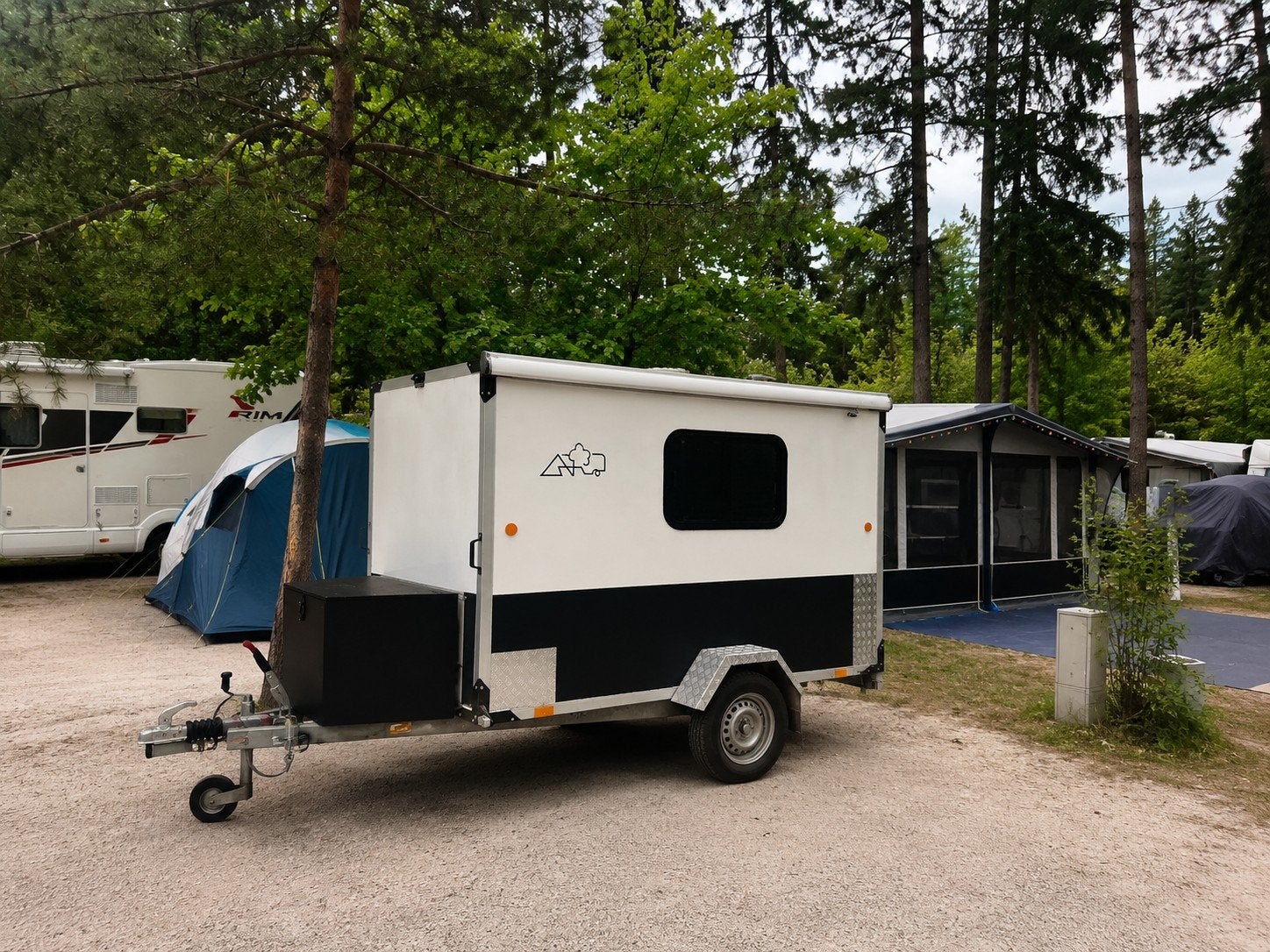 Humbaur trailer caravan, mini-caravan, teardrop, Overige merken, Standaardzit, Tot 4 meter, Tot en met 2