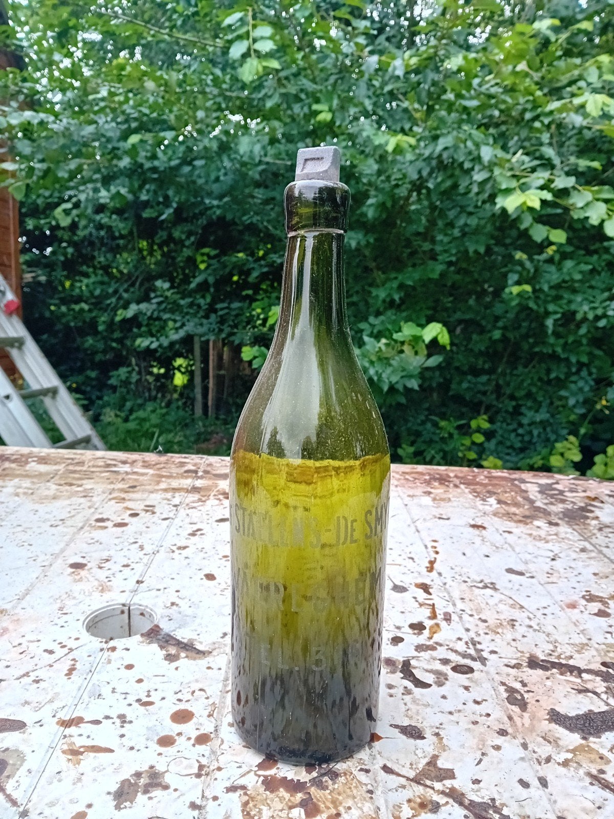 Oude vintage limonadefles Adolf Staelens De Smyter Waregem, Verzamelen, Ophalen of Verzenden