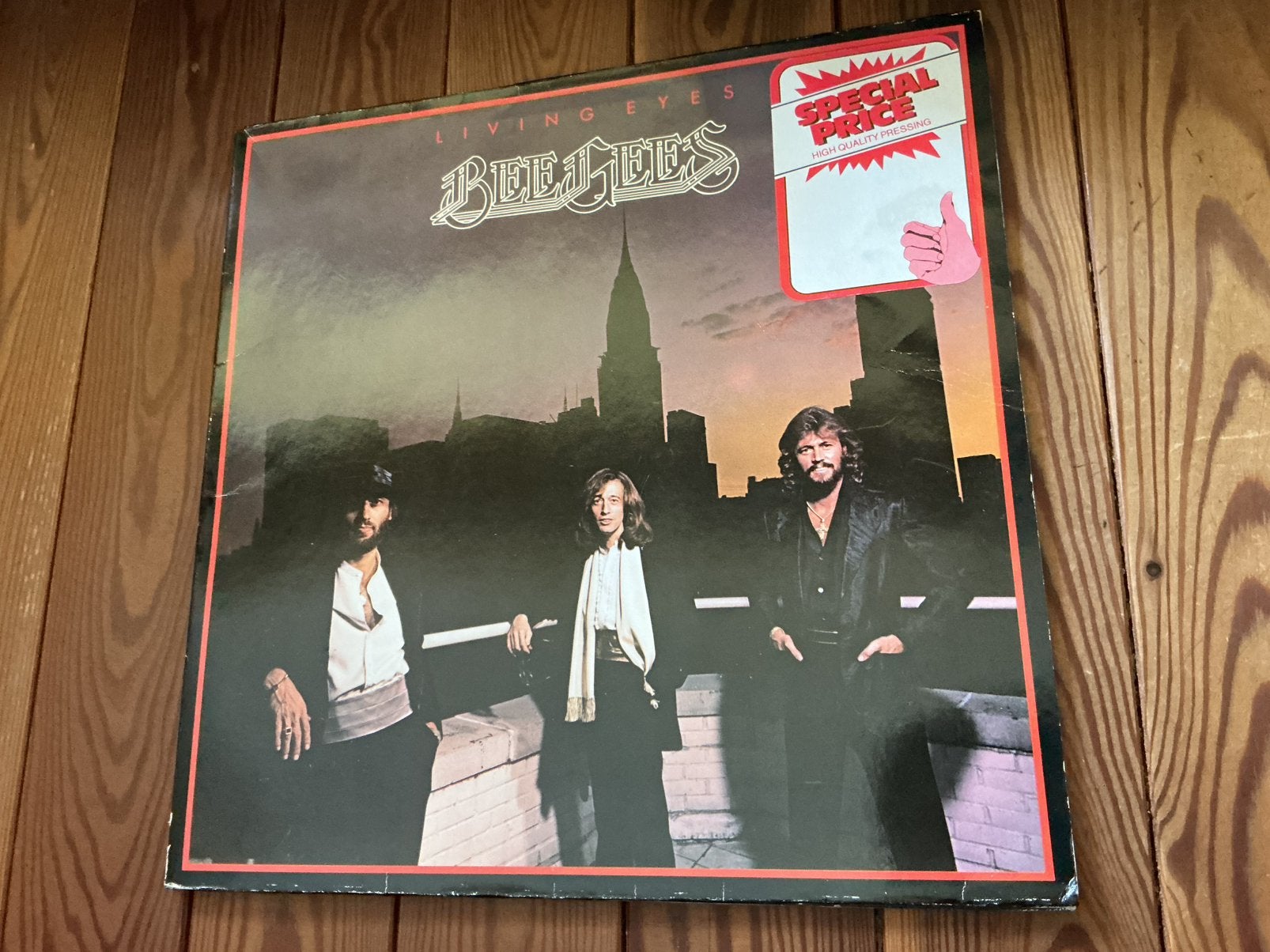 LP The Bee Gees - living eyes, Cd's en Dvd's, Ophalen of Verzenden, Gebruikt, LP