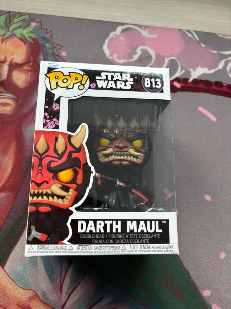 Funko Pop ! Les impressions de Dark Maul #813 sur Star Wars, Collections, Enlèvement ou Envoi, Comme neuf