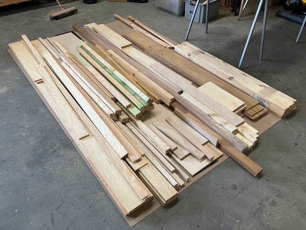 houten planken en platen, Ophalen, Gebruikt, Grenen