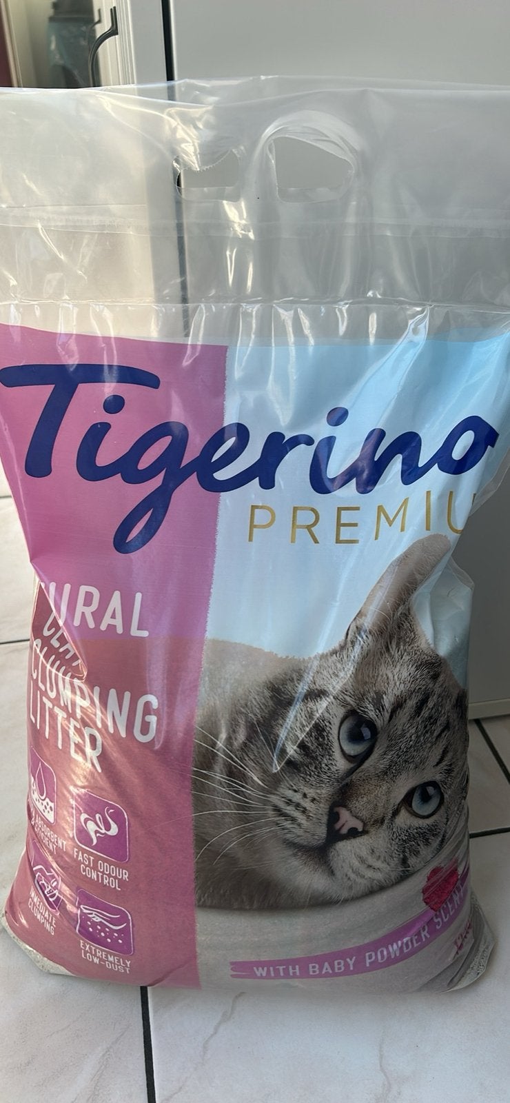 Kat litter Tigerino premium 10 l, Ophalen, Nieuw, Gesloten