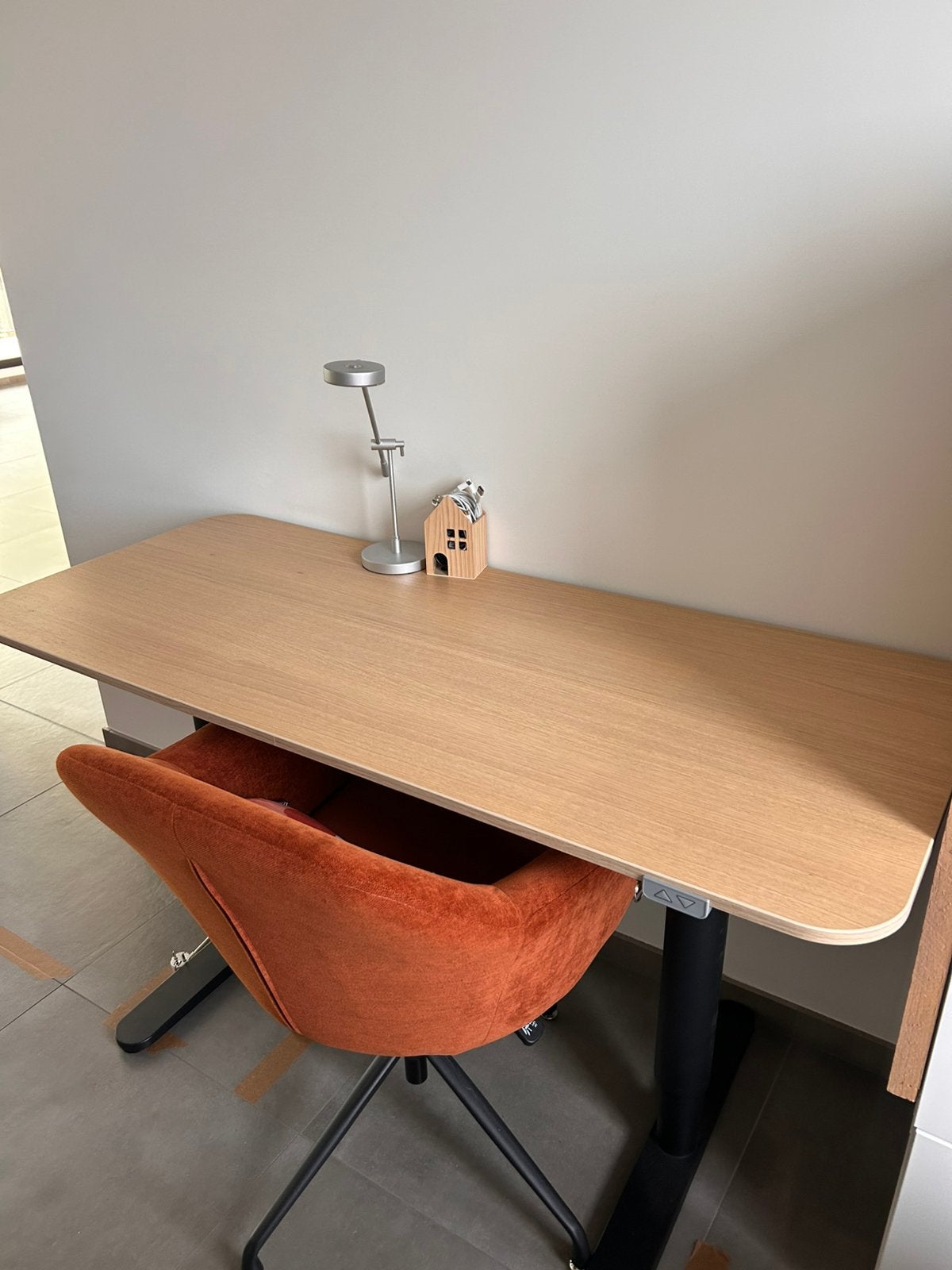 Zit/sta bureau, Huis en Inrichting, Bureaus, Ophalen, Zo goed als nieuw