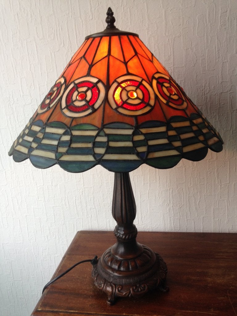 schemerlamp Tiffany, Tiffany Style, Verre, 55 cm, Comme neuf