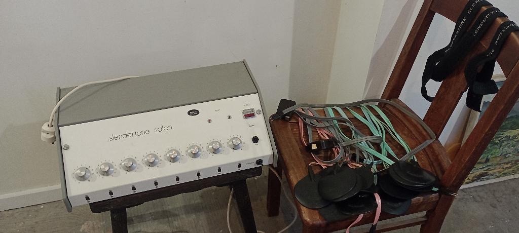 Appareil électrostimulation vintage Slendertone Salon, Enlèvement ou Envoi, Utilisé, Métal, Autres types