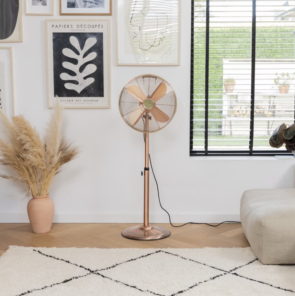 Tristar retro ventilator, Electroménager, Ventilateurs, Enlèvement, Comme neuf, Ventilateur de trépied