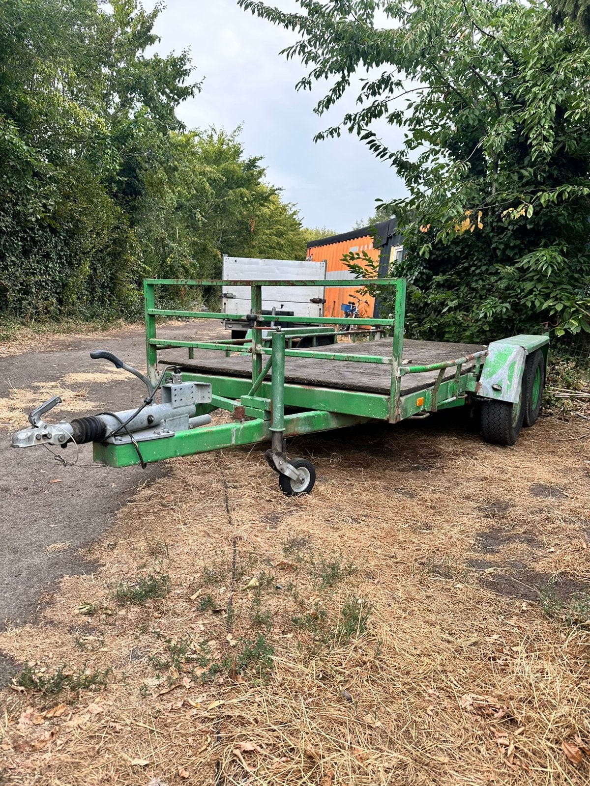 Auto/ kraan aanhangwagen trailer, Ophalen, Gebruikt