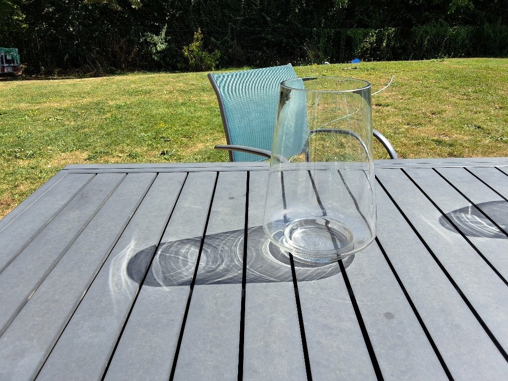 grand vase  transparent, Ophalen, Nieuw, Transparant, Glas