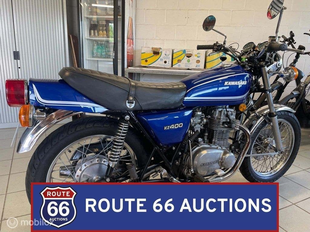 Kawasaki KZ400 | 1979 | Route 66 Auctions, Motoren, Gebruikt, Overig, Handgeschakeld