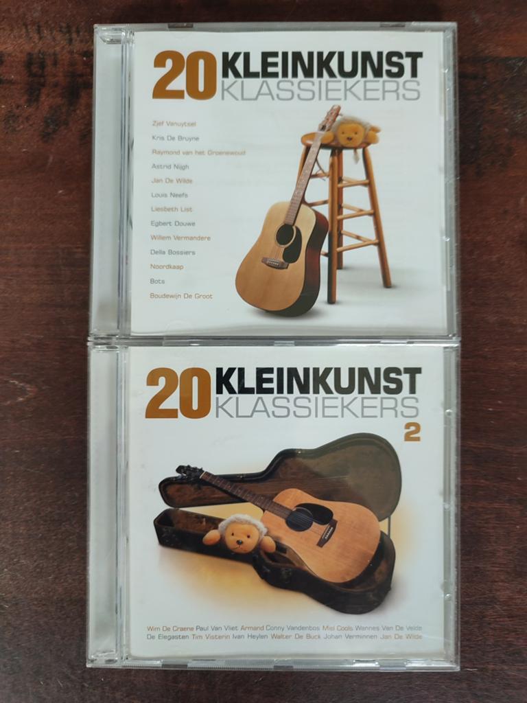 2x CD : 20 KLEINKUNST KLASSIEKERS  1 + 2, Cd's en Dvd's, Ophalen of Verzenden