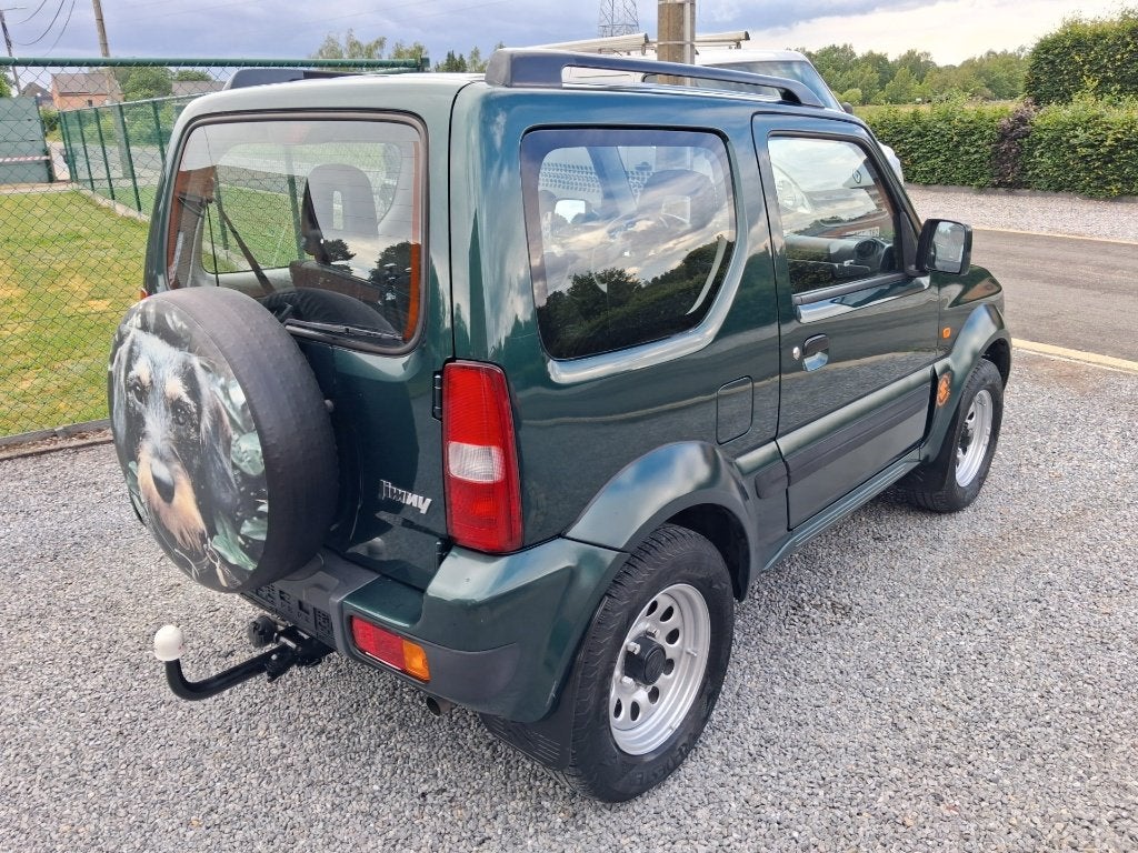 suzuki jimny #4x4# !!automatiek!! slechts 58 000km !gekeurd!, Automaat, 4 zetels, Stof, Zwart