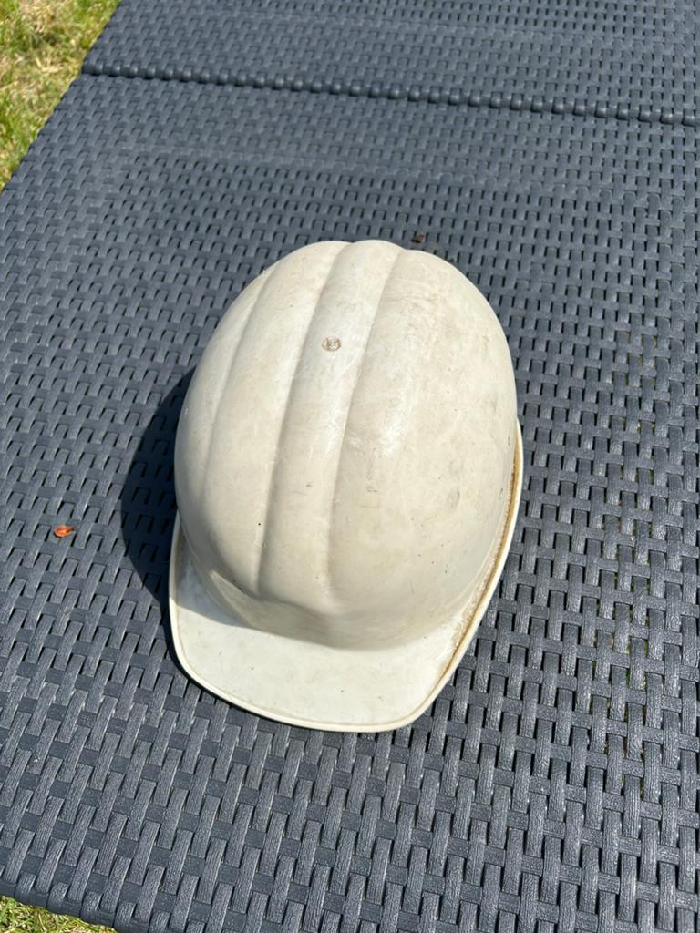 Helm - wit, Bricolage & Construction, Casques de sécurité, Enlèvement, Utilisé