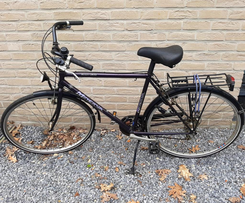 Herenfiets minerva voor personen ca. 1m70., Fietsen en Brommers, Fietsen | Heren | Herenfietsen, Ophalen, Versnellingen