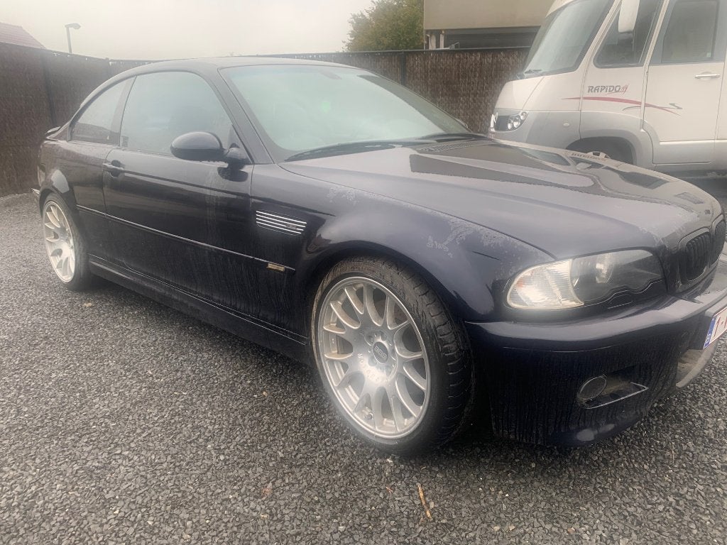 BMW M3 E46 handgeschakeld, Autos, BMW, Particulier, Série 3, Essence, Coupé, 3 portes, Boîte manuelle, Bleu, Noir, Cuir, Propulsion arrière