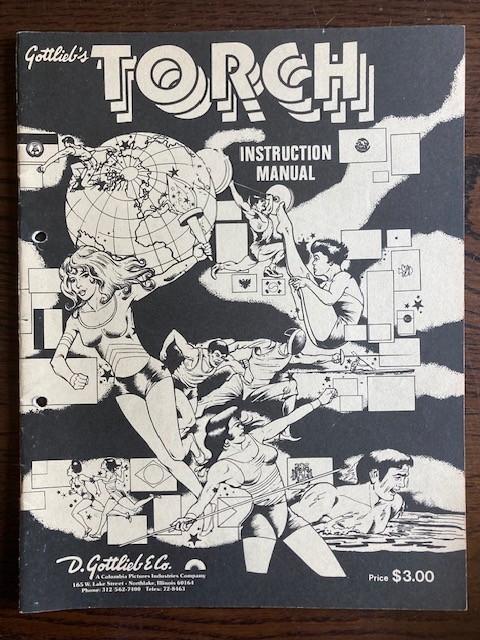GOTTLIEB TORCH INSTRUCTION MANUAL avec schéma, Collections, Machines | Flipper (jeu), Enlèvement ou Envoi, Flipper (jeu), Électronique