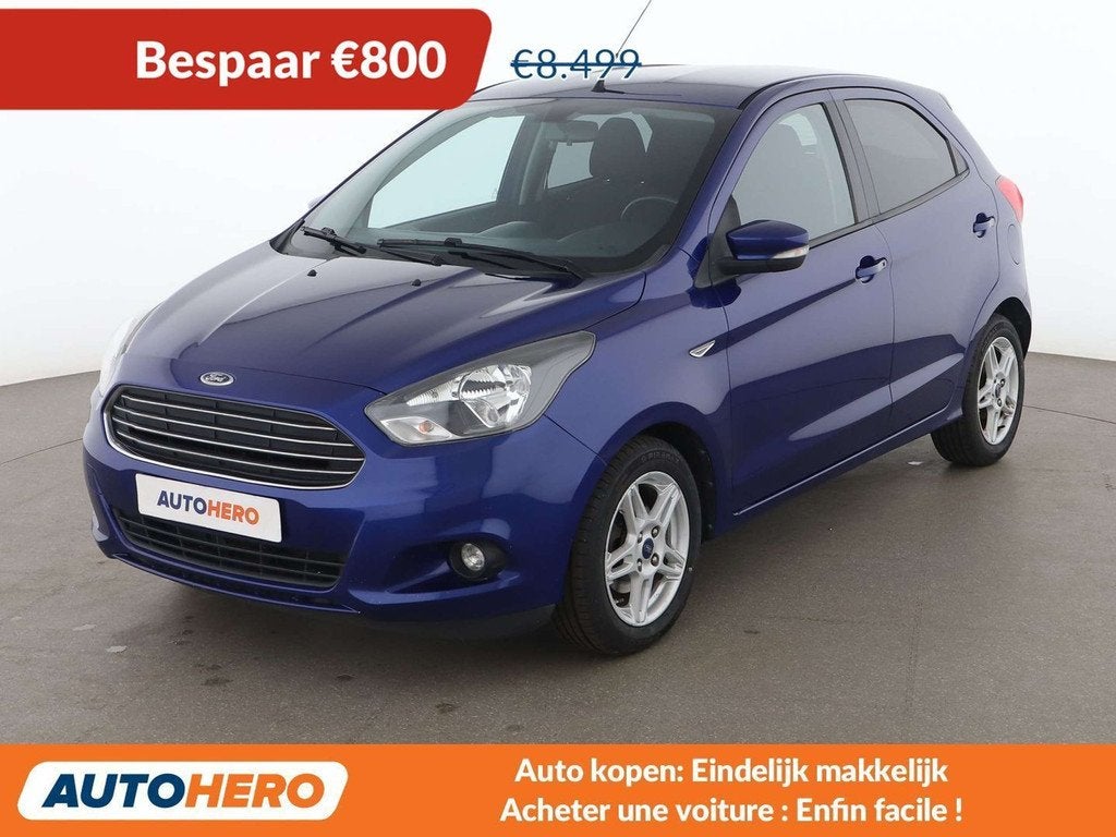 Ford Ka/Ka+ 1.2 Ti-VCT Cool&Sound (bj 2018), Auto's, Voorwielaandrijving, Stof, Gebruikt, 63 kW
