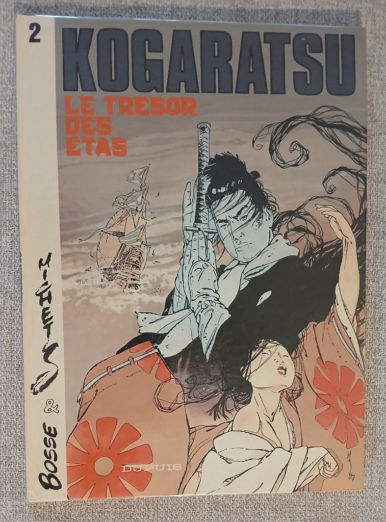 BD Kogaratsu 2 Le trésor des Etas dédicace Michetz Bosse, Livres, Une BD, Enlèvement ou Envoi, Utilisé