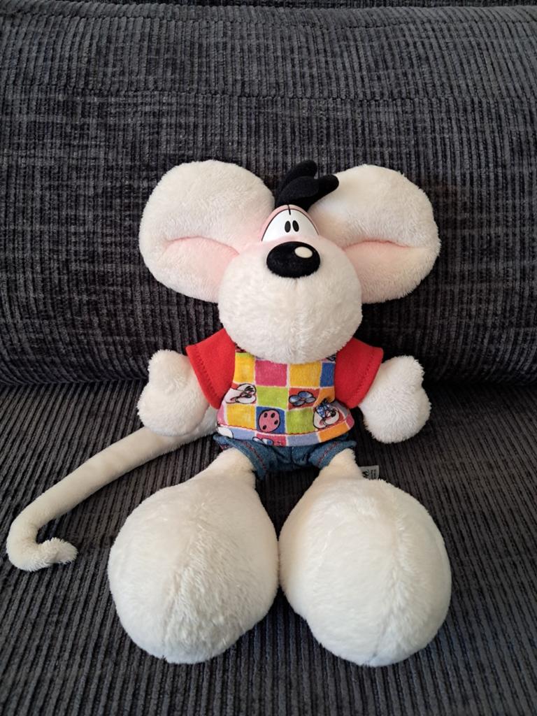 Diddl pluche 27 cm, Verzamelen, Diddl, Ophalen of Verzenden, Diddl, Zo goed als nieuw, Knuffel