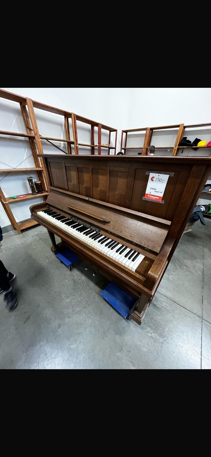 Hautrive Piano, Musique & Instruments, Enlèvement, Utilisé, Brun, Piano