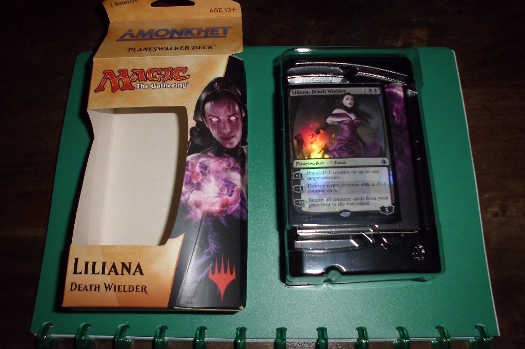 LILIANA DEATH WIELDER PLANESWALKER DECK -  AKH - MTG, Enlèvement ou Envoi, Booster, Foil