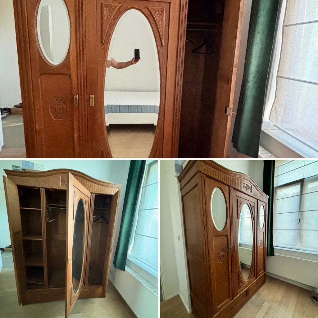 Armoire en chêne - Armoire - Hall d'entrée, Maison & Meubles, Armoires | Penderies & Garde-robes, Utilisé, Avec tablette(s), Autres essences de bois