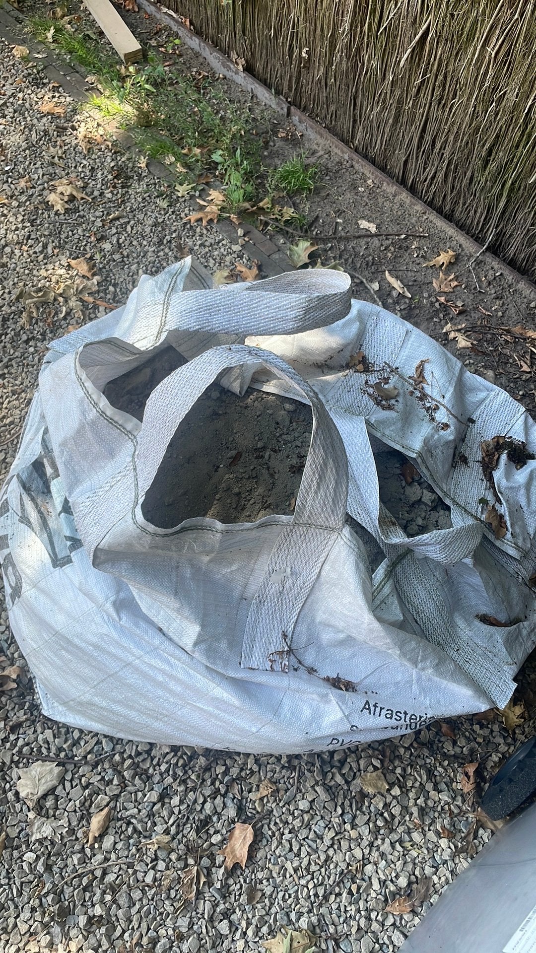 Gratis Oude opgedroogde chape, Jardin & Terrasse, Sable, Enlèvement, Utilisé