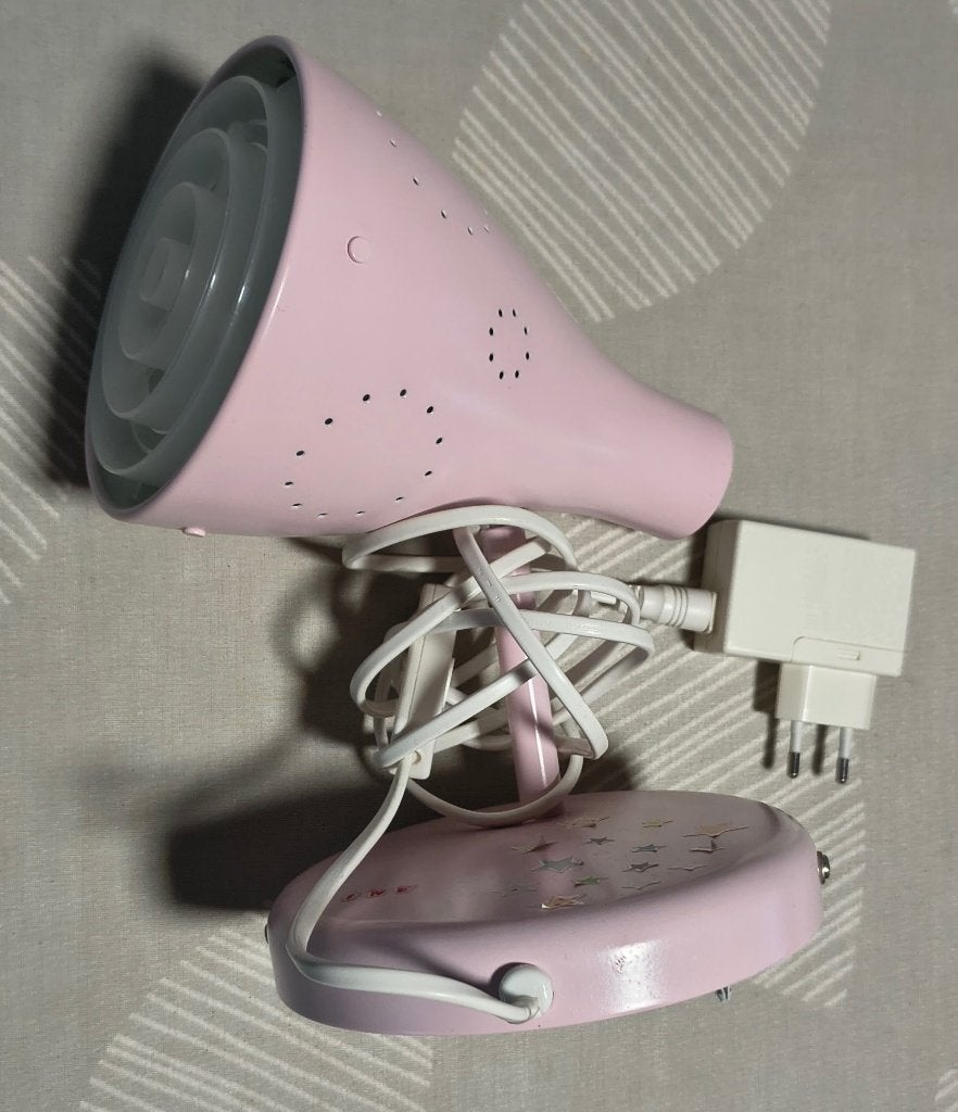 Lampe murale rose Ikea SNÖIG, Verre, Rose, Applique murale, Enlèvement