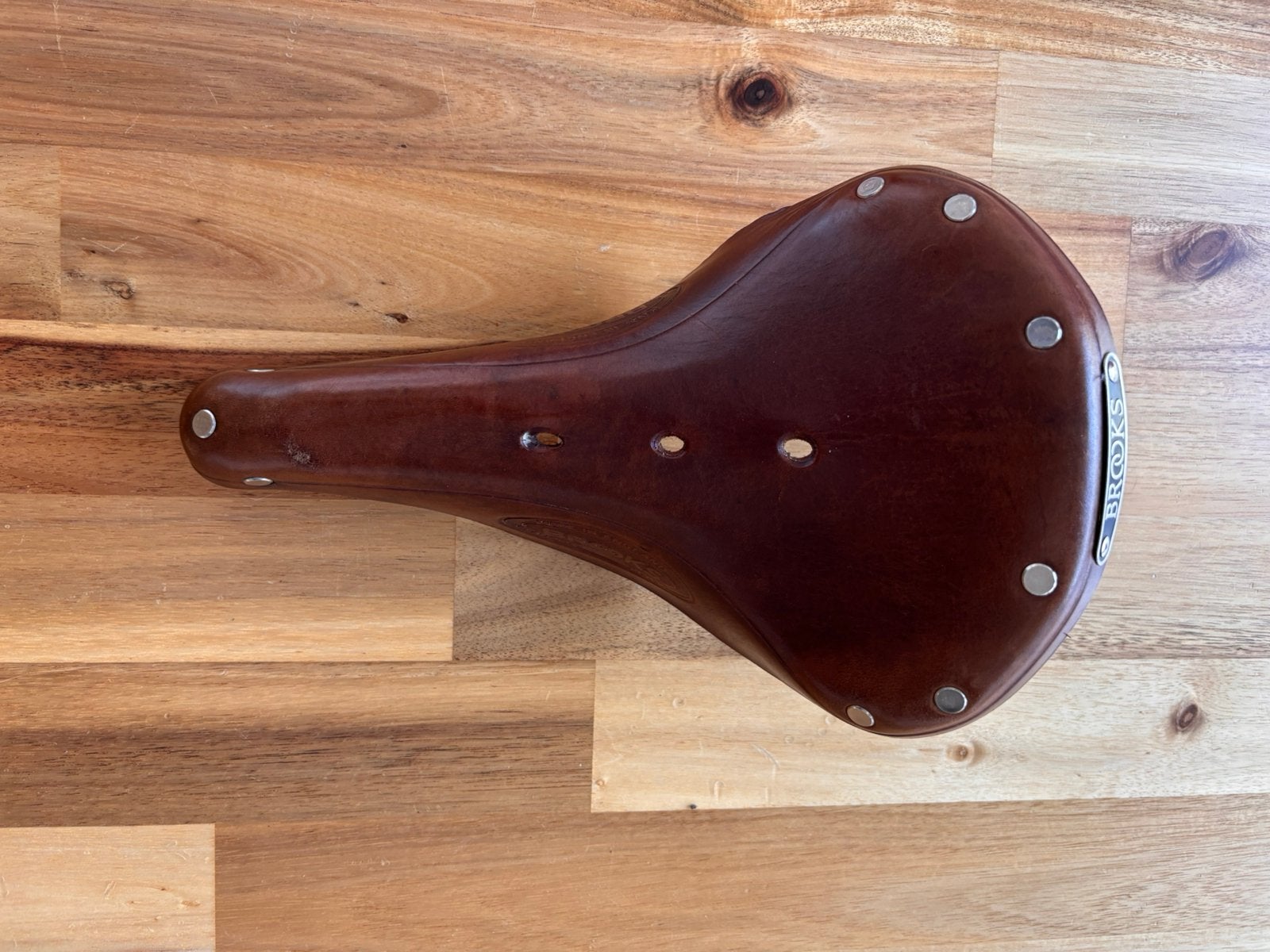 Selle Brooks « Flyer », Vélos & Vélomoteurs, Enlèvement ou Envoi, Utilisé, Selle, Cuir